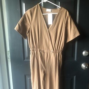 Khaki jumpsuit/ size M/ NTW/ Cotton
